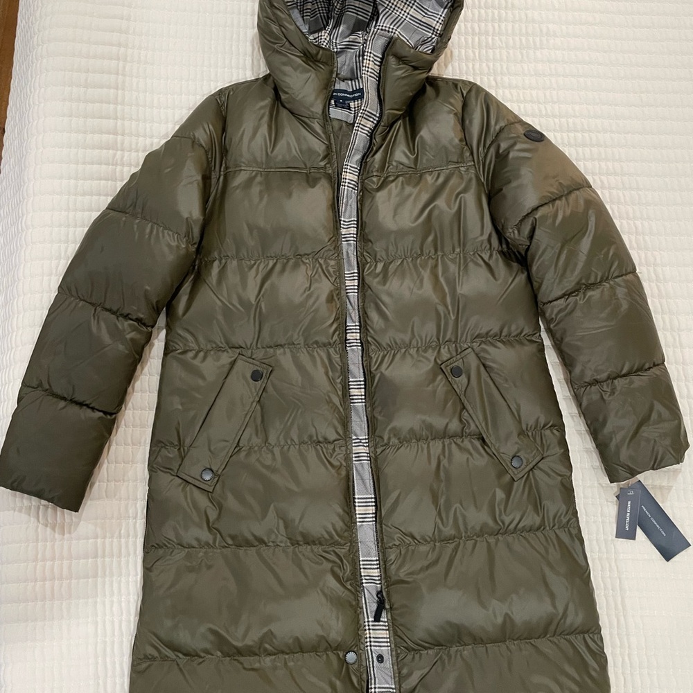 French Connection Olive Puffer Jacket